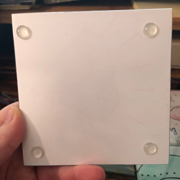 Set of 4 glass coasters - Picture 2 of 2